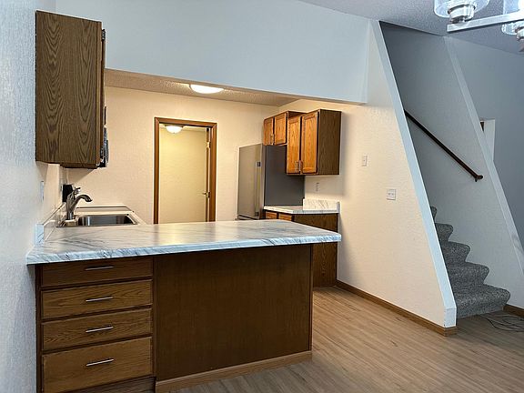 Kitchen with new appliances and countertops!