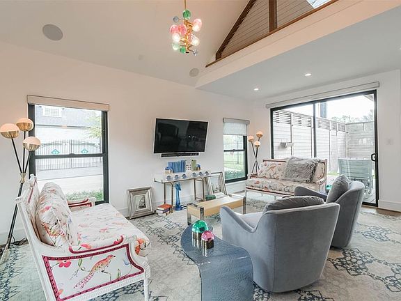 Natural light pours into this modern and open living space.