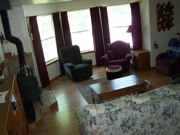 Living room bay window