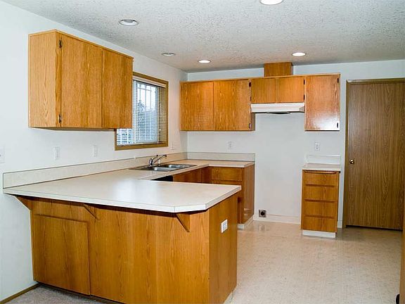 kitchen with eating bar