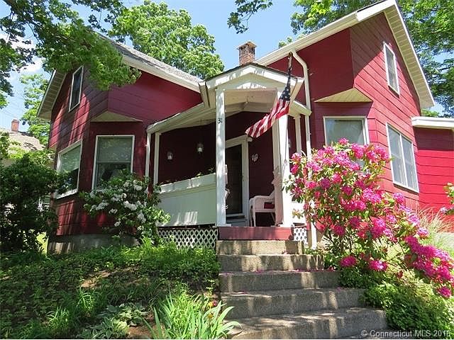 front exterior with sitting...