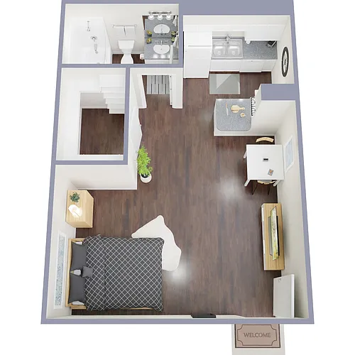 Floor plan Studio