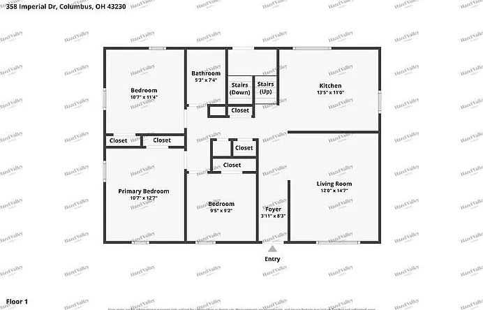 4 bed, 1.5 bath, 972 sqft, $2,095 — Photo 3