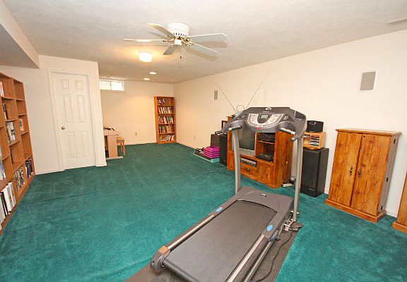 Basement rec room