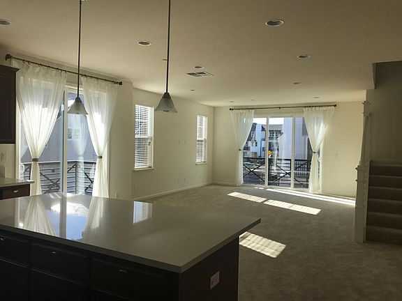 Open Living room and dining room