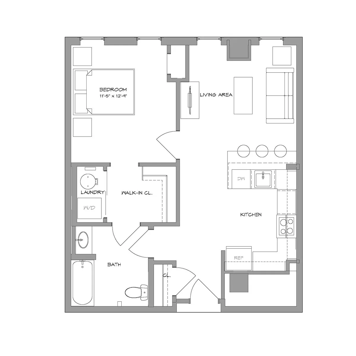 Floor plan 1BR9