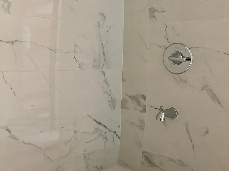 Walk-In Marble Shower