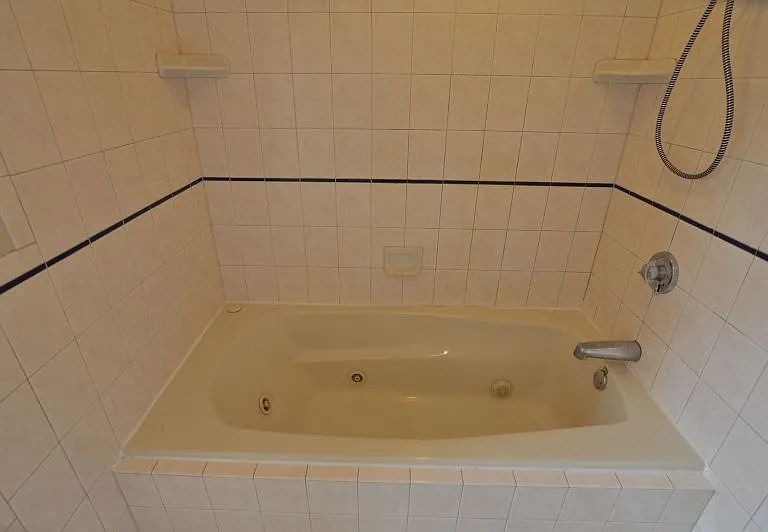 Master bathroom with jacuzzi tub
