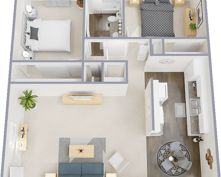 Plan C Floorplan Diagram