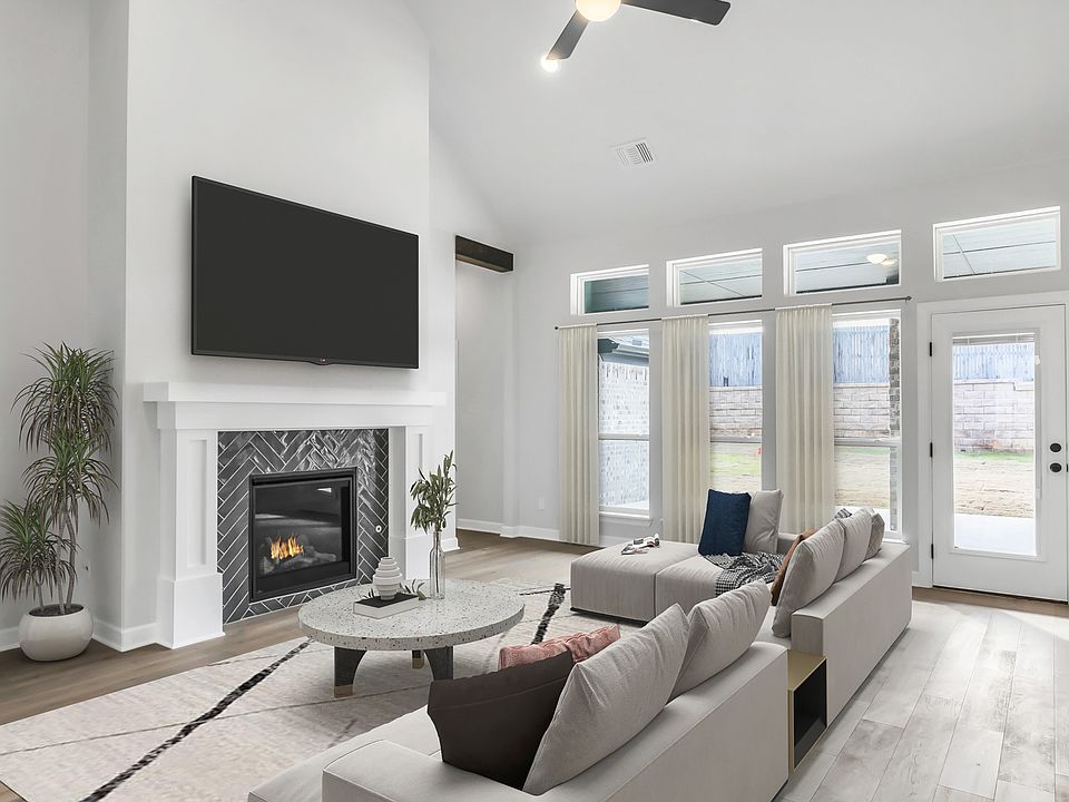 Living Room with Fireplace