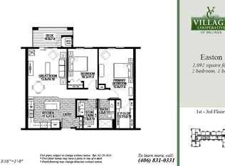 Easton Plan, Village Cooperative of Billings (Active Adults 62+), Billings, MT 59102