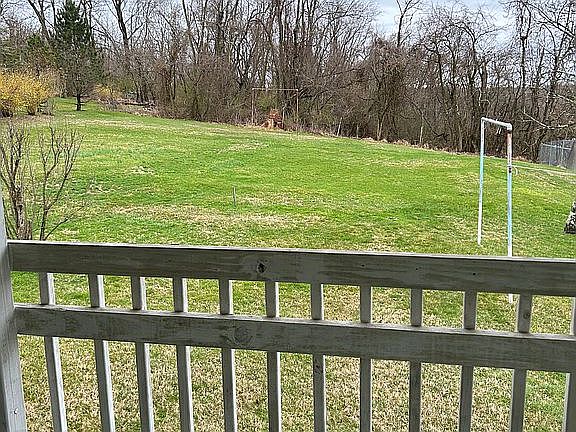 View from back porch