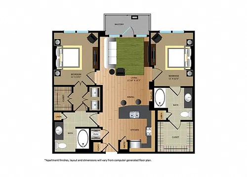 Floor plan B1A