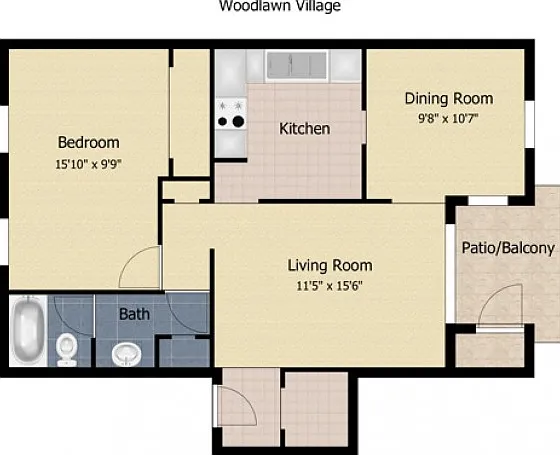 1 Bedroom Apartment 1 Bedroom Apartment