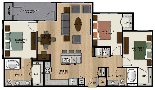 Floor plan C1