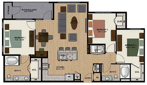 Floor plan C1