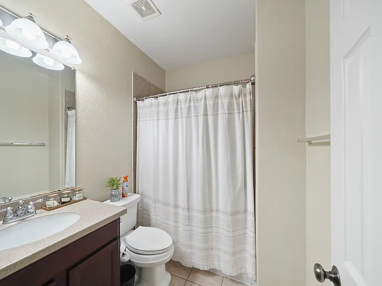 Hallway bathroom