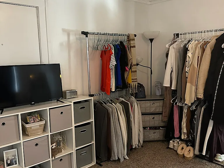 Bedroom 1 closet area