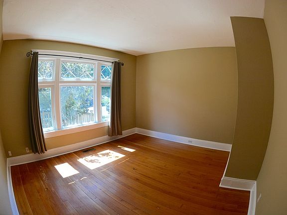 Living room with window view