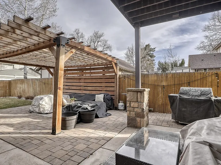 BACK PATIO WITH PERGOLA