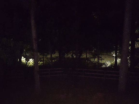 Stadium lighting of lake at 