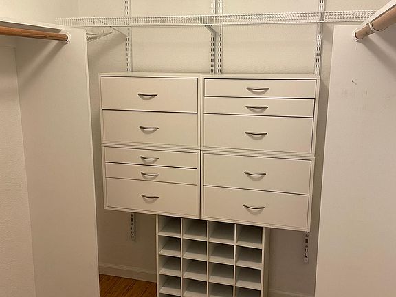 Master walk-in closet