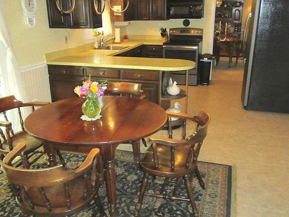 Kitchen with tile floors