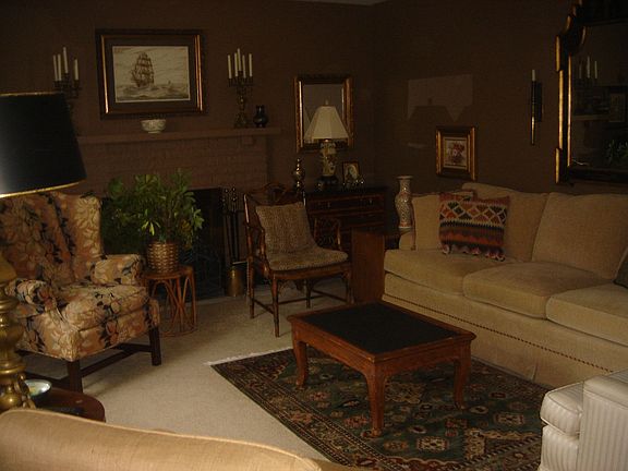 Spacious Living Room with Picture Window