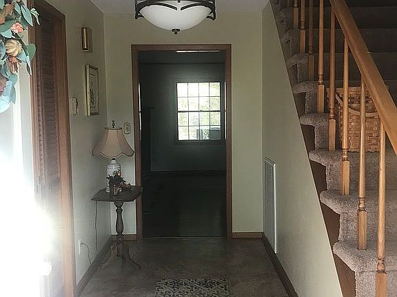 Front door into hall 