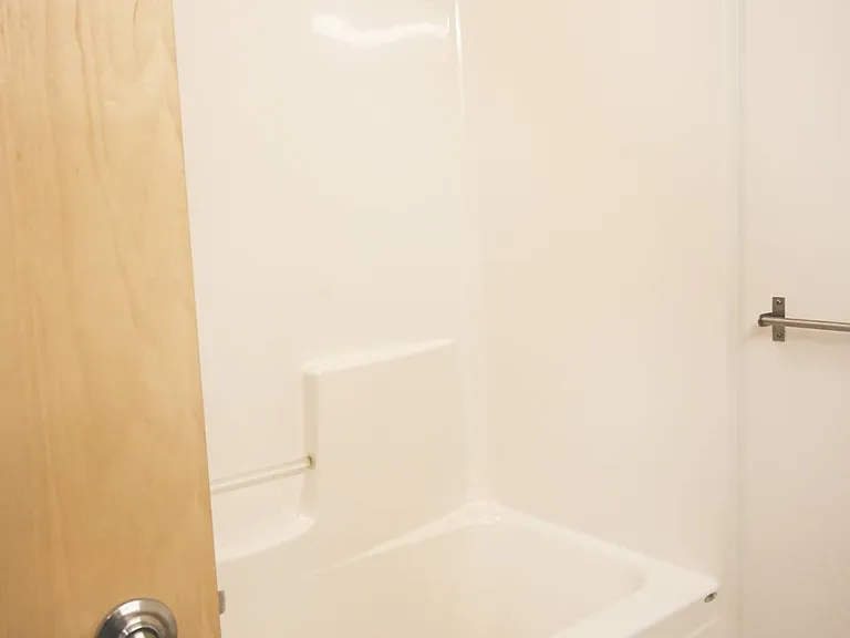 Bath tub in a unit at The Sawyer.