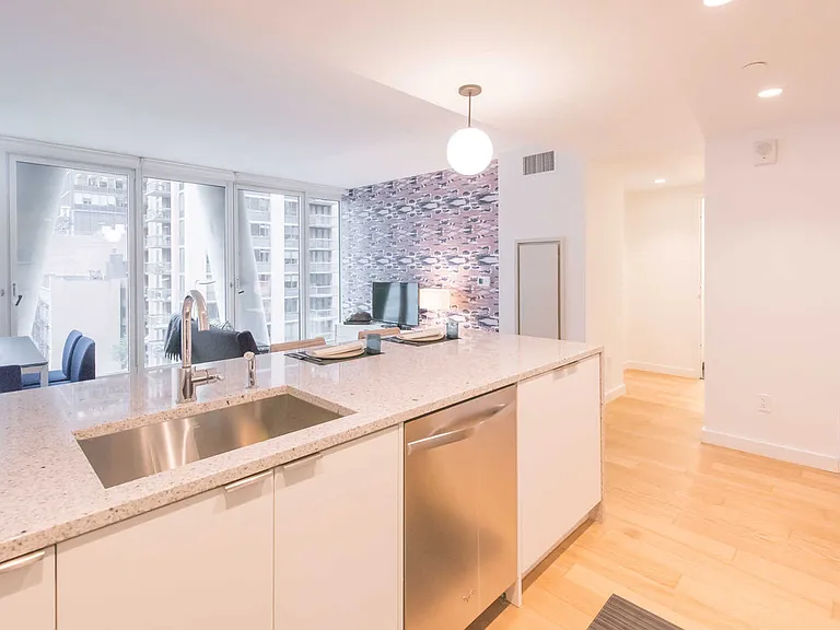 Kitchen and Living Room