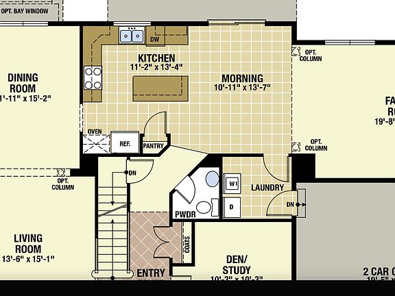 The builders floor plans. This is the main floor.