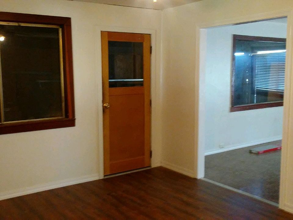 kitchen looking at door to garage and dining room