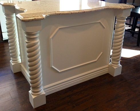 upgraded kitchen island 