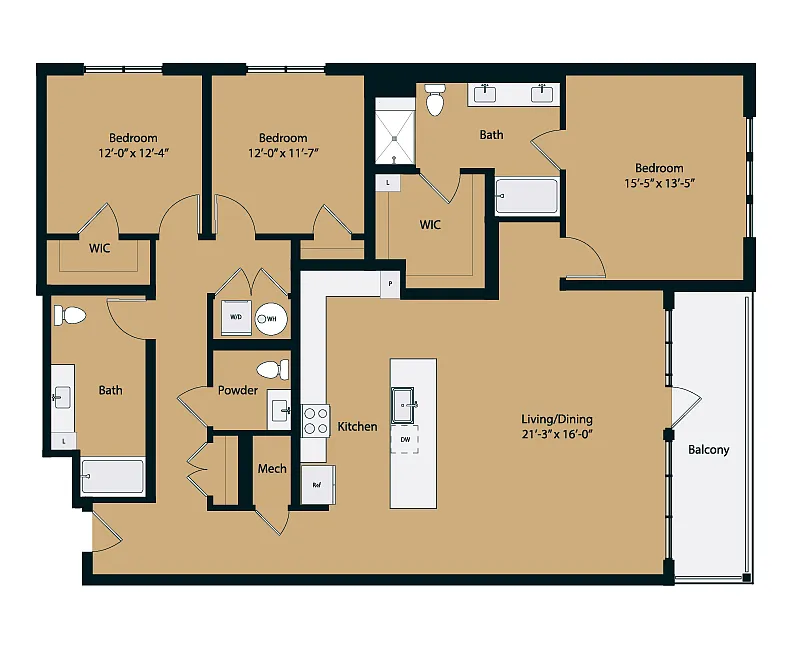 Floor plan 3A-1