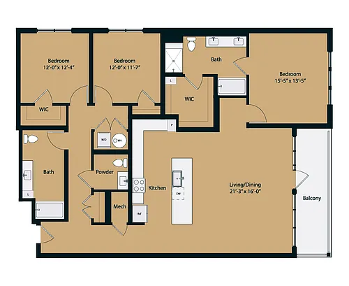 Floor plan 3A-1