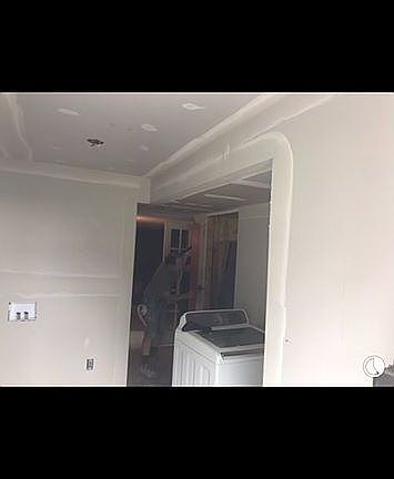 Drywalling Laundry Room