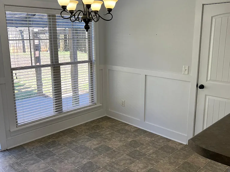 Large dine in area in kitchen.