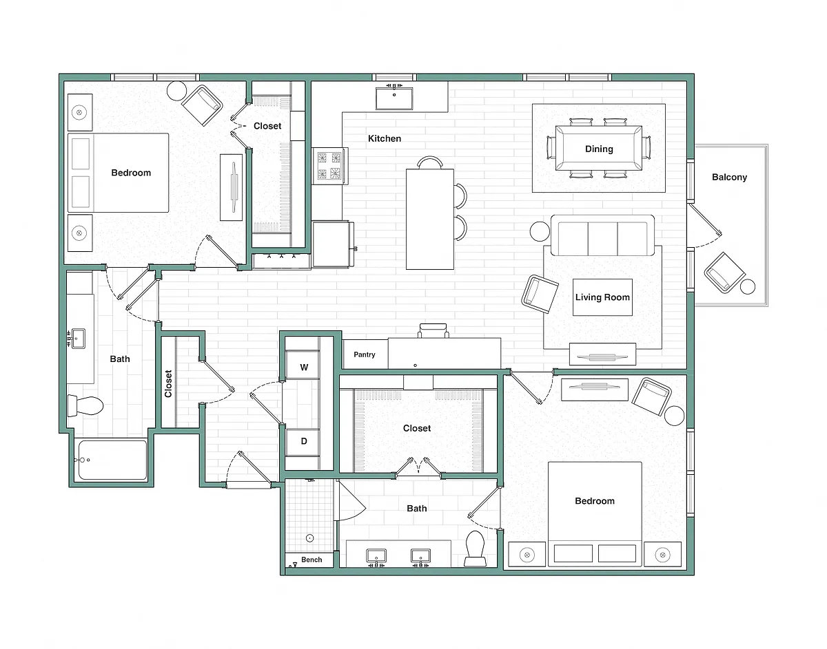 Floor plan B4
