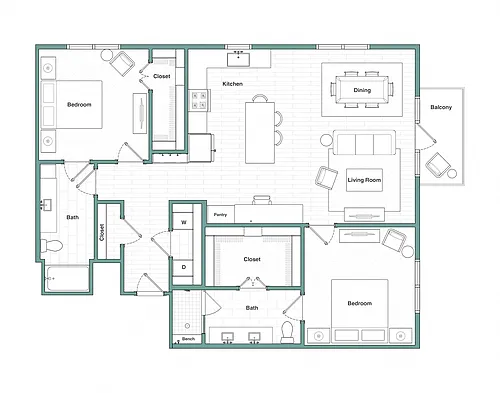 Floor plan B4