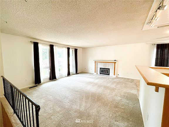 The gas fireplace is always a nice touch during the winter months.