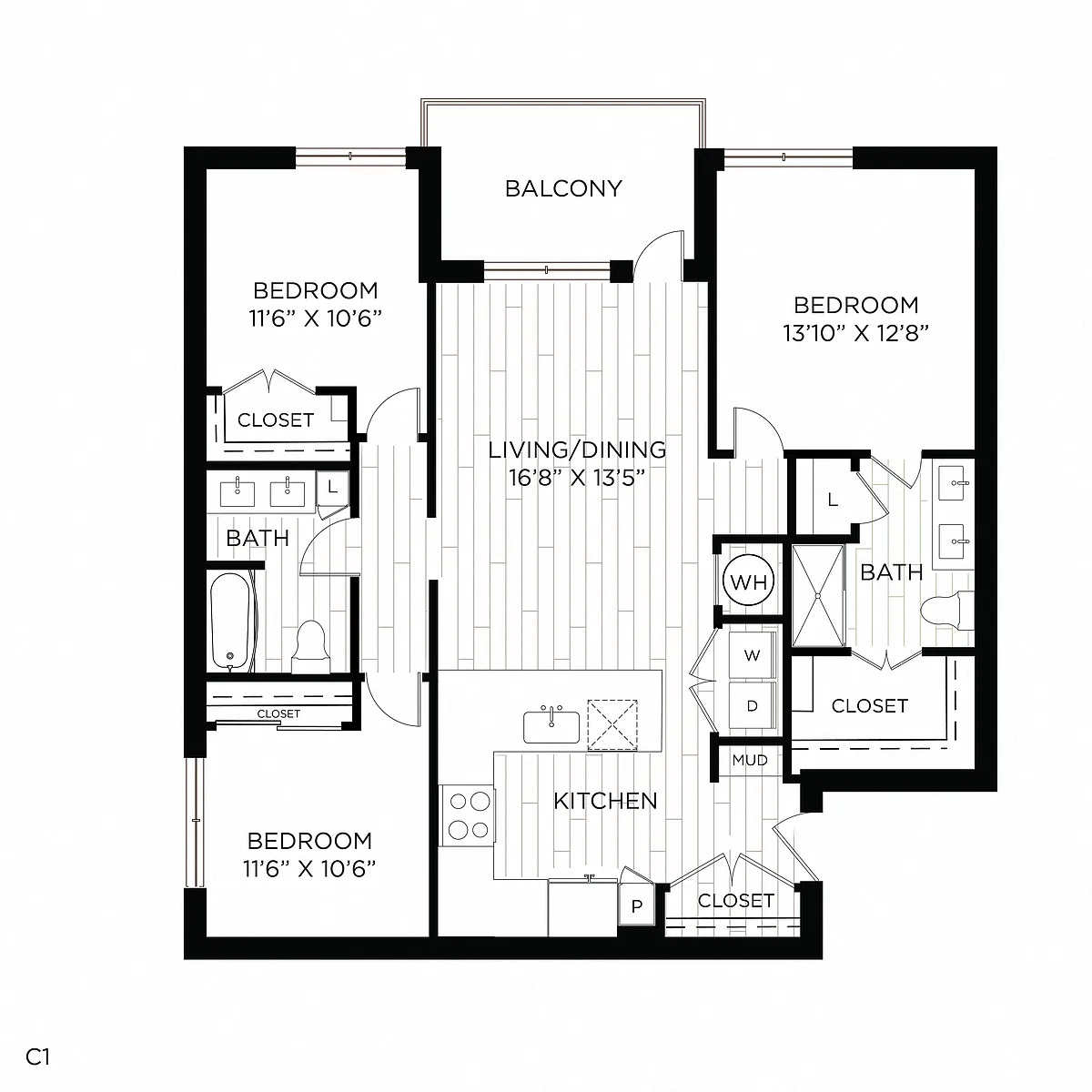 Floor plan C1