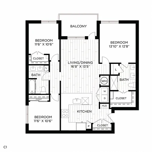 Floor plan C1