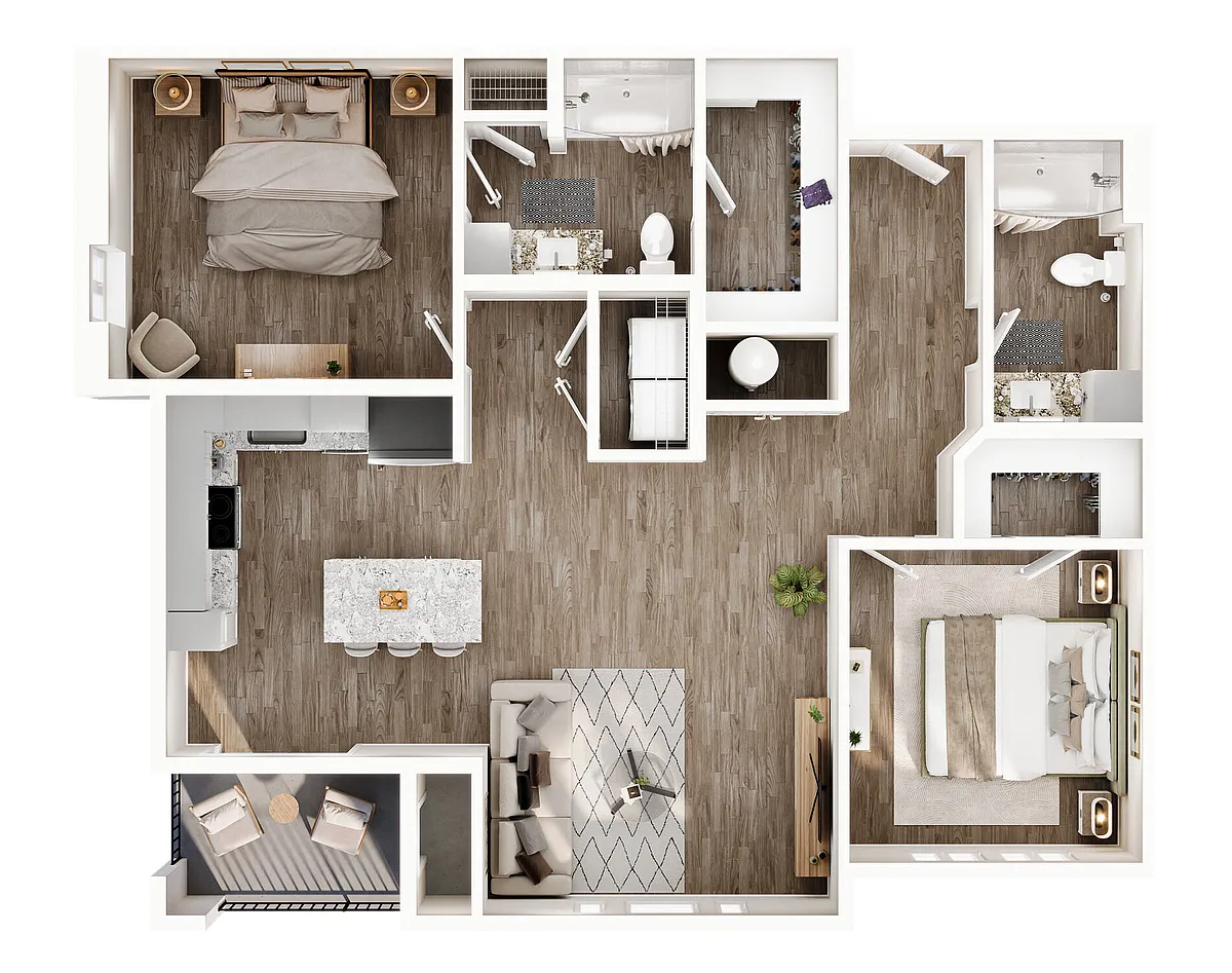 Floor plan Morgan I