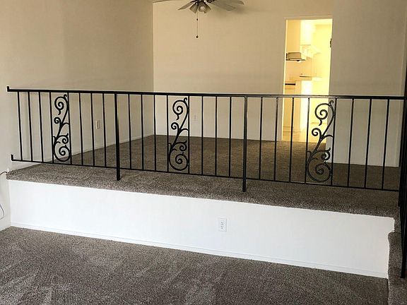 View from living room into dining room