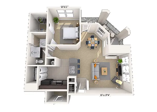 Floor plan Hermitage