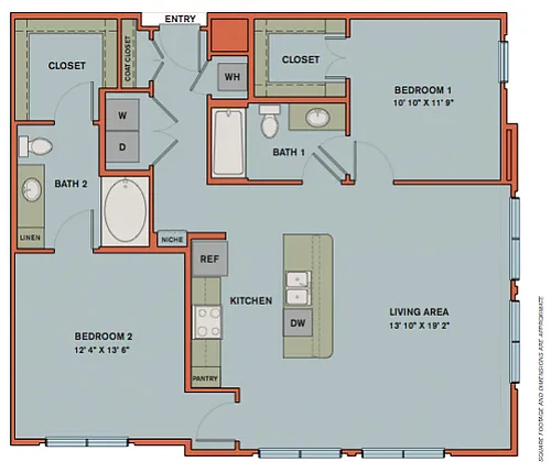 Floor plan B3