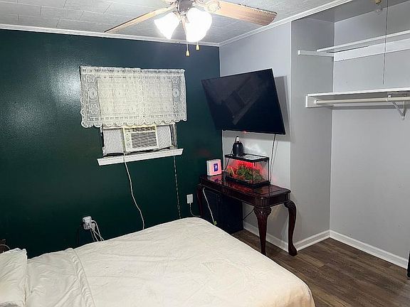 master bedroom with closet