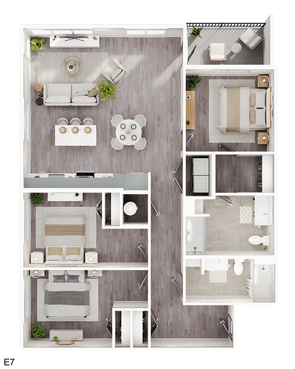 Floor plan E7