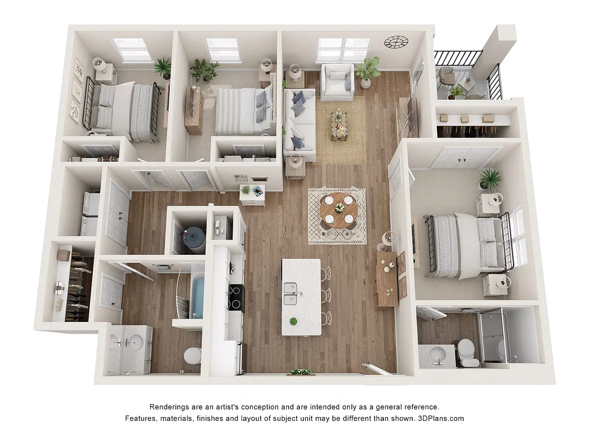 Floor plan Linville